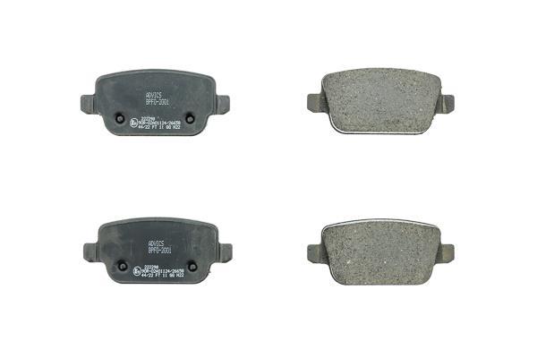Jeu de 4 plaquettes de frein AISIN ref. BPFO-2001